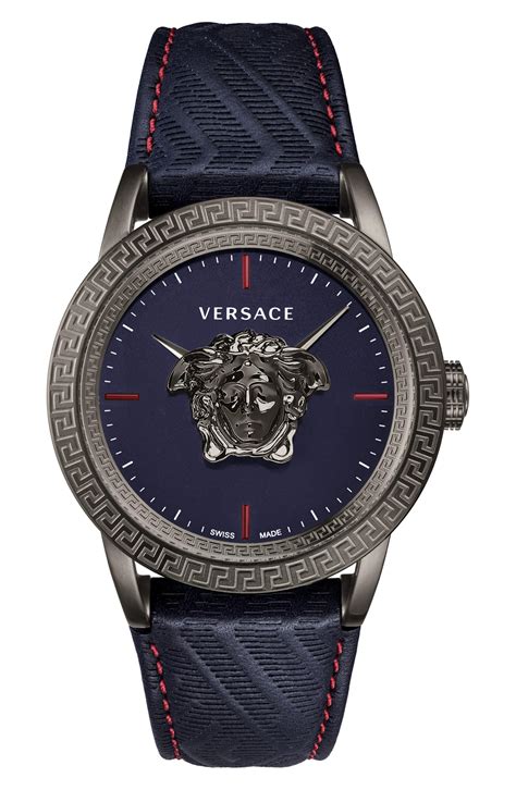 leather versace watch men|where to buy Versace watches.